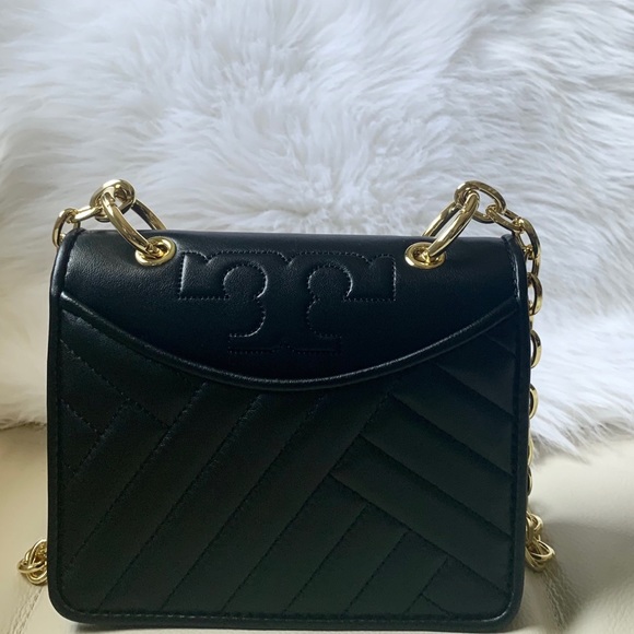 Tory Burch Handbags - Alexa mini shoulder bag Tory Burch black new